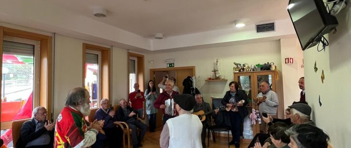 Visita das entidades Lions Clube de Arouca e Academia Sénior de Arouca