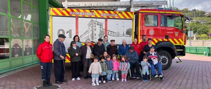 Visita ao Quartel dos Bombeiros Voluntários de Arouca