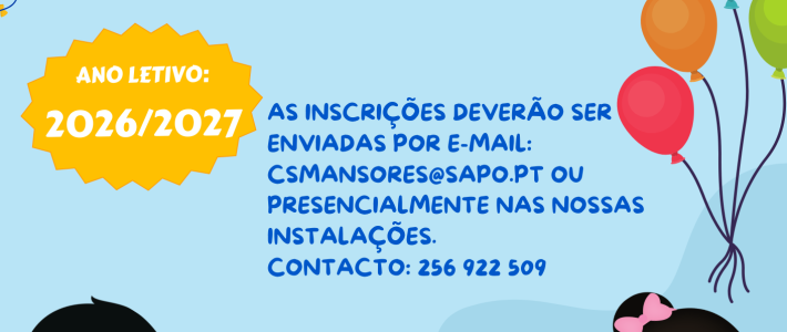 Creche – Inscrições Abertas